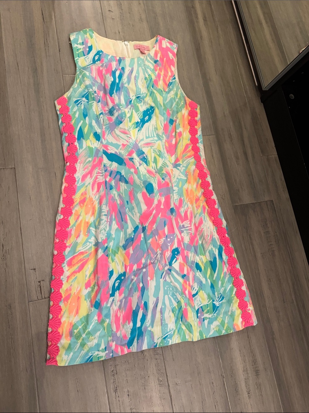 Lilly Pulitzer Multicolor Neon Print Sleeveless Mini Dress